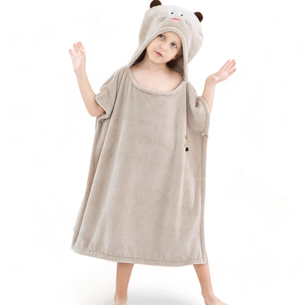 Poncho enfant surf