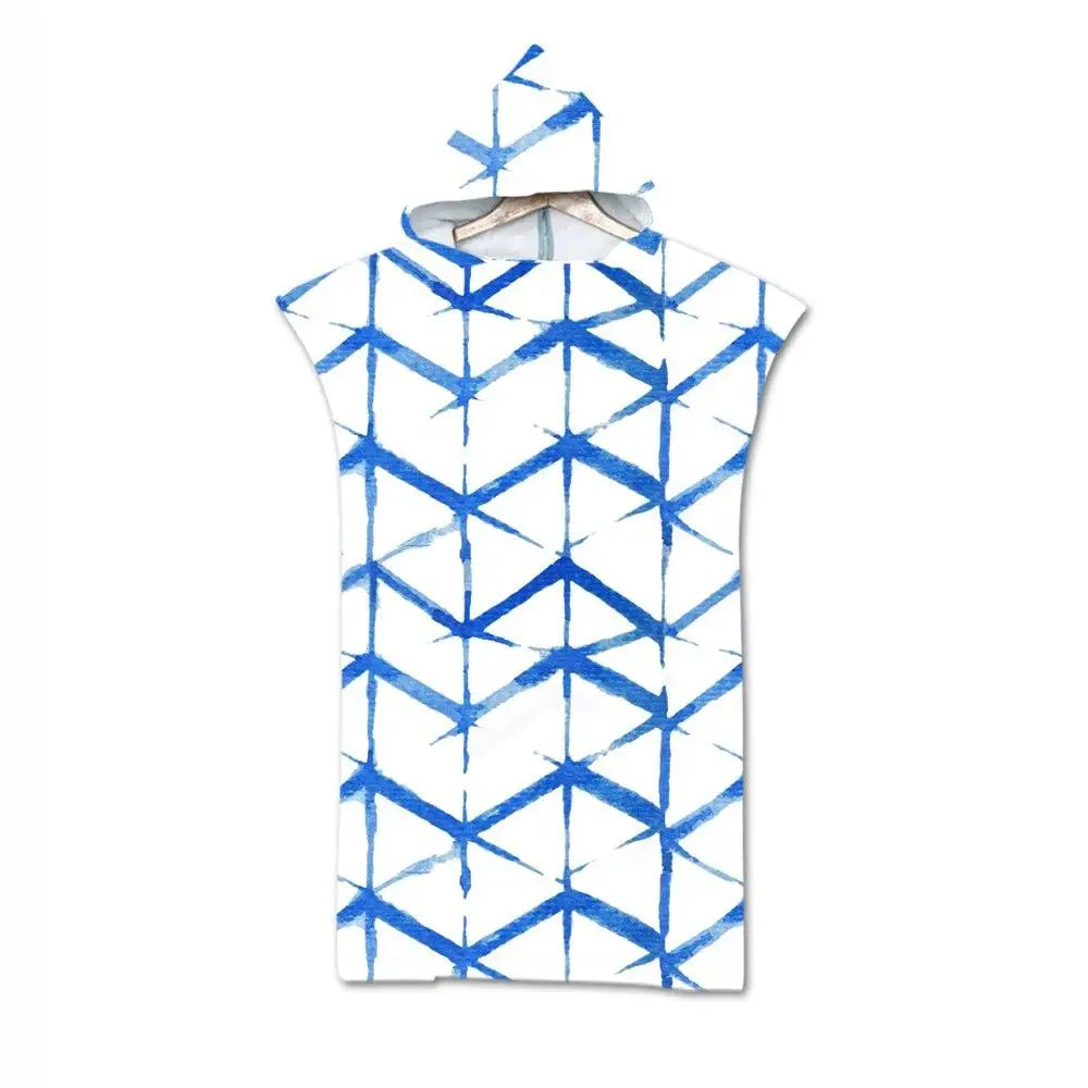 Cape de bain poncho