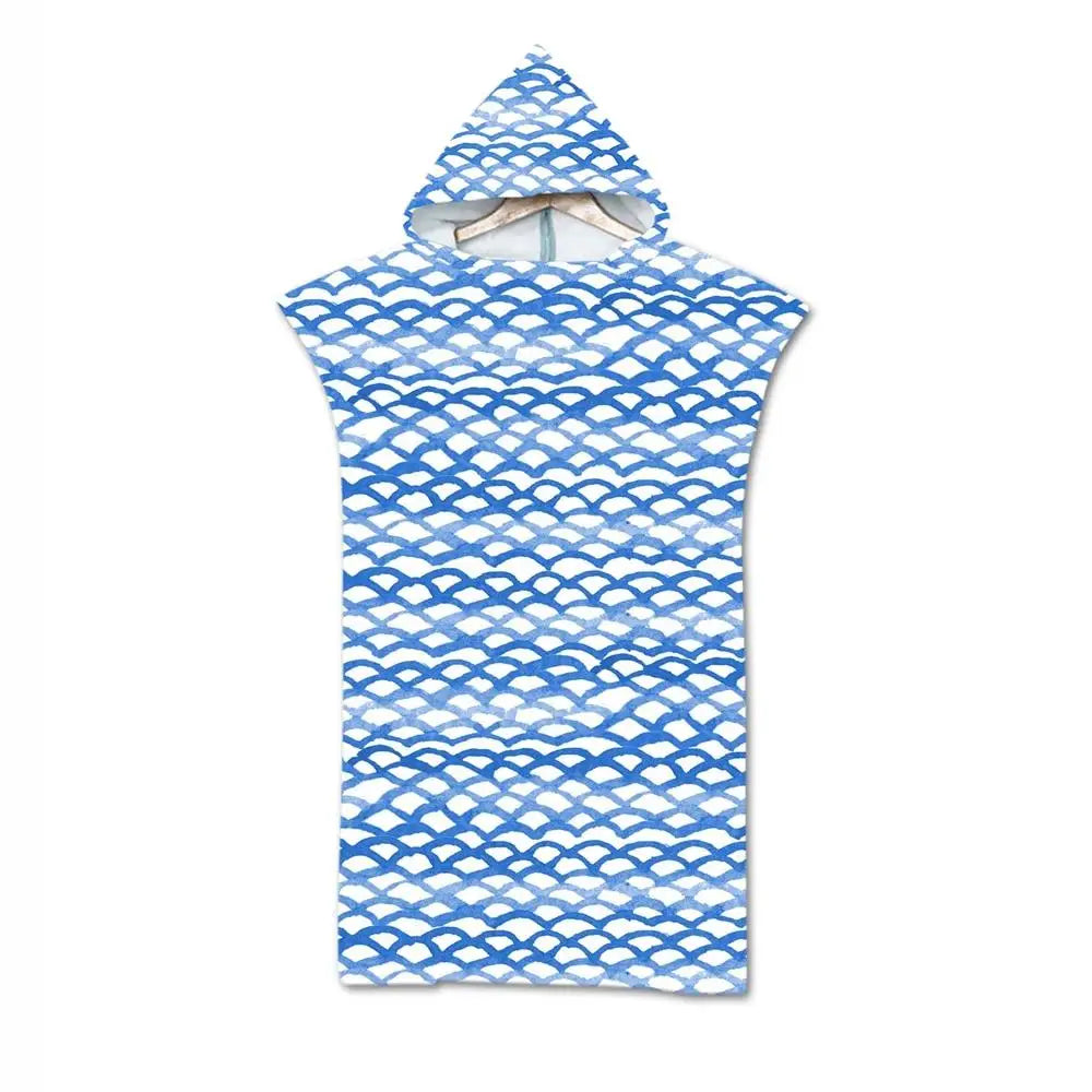 Cape de bain poncho