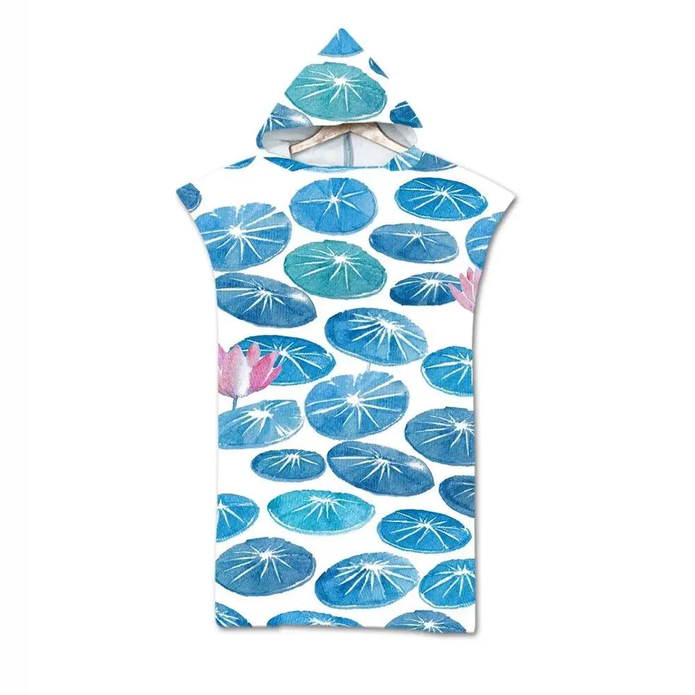 Cape de bain poncho