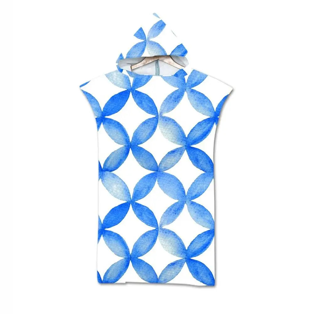 Cape de bain poncho