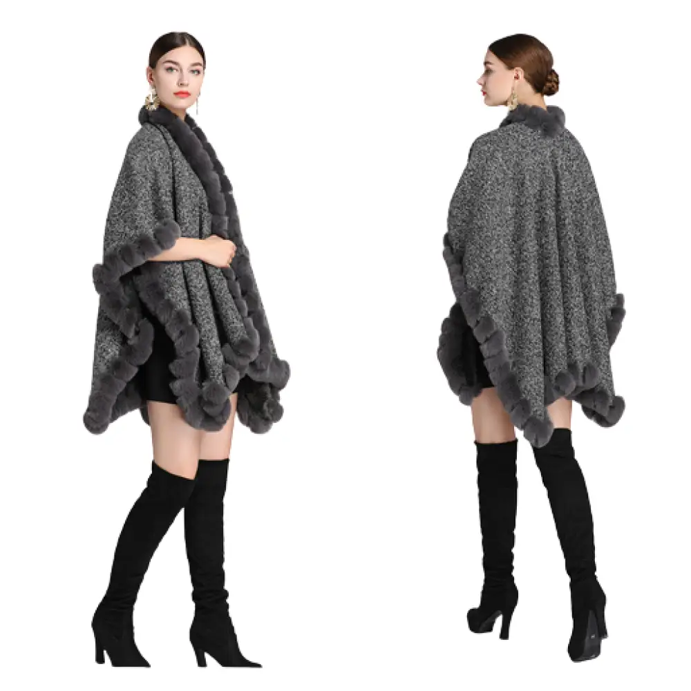 Cape poncho hiver femmes