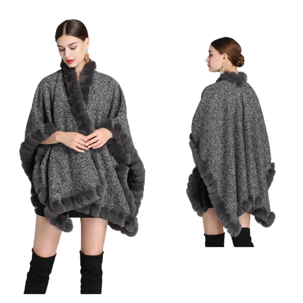 Cape poncho hiver femmes