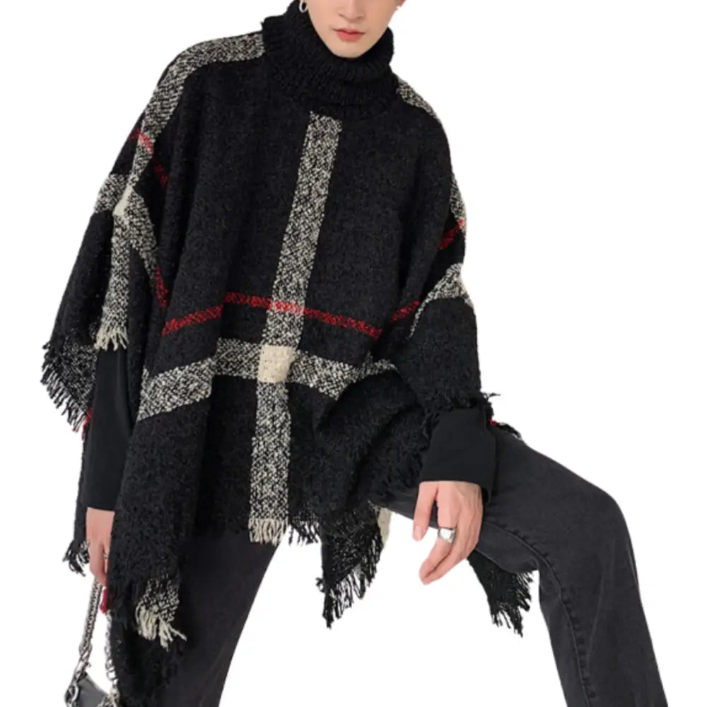 Cape poncho pour homme