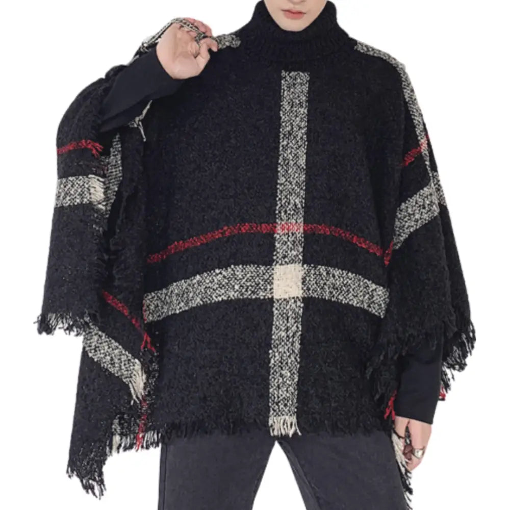 Cape poncho pour homme
