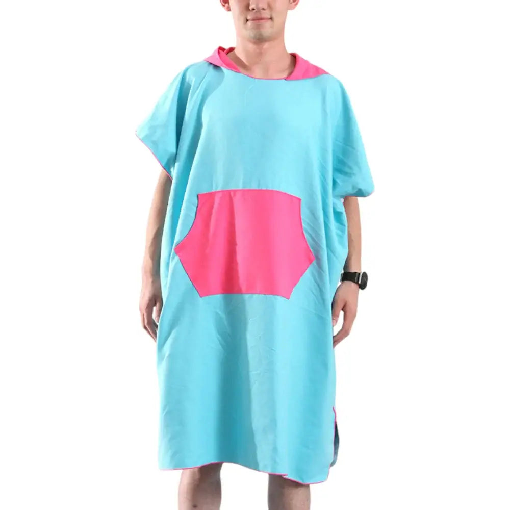 Capuche poncho de bain