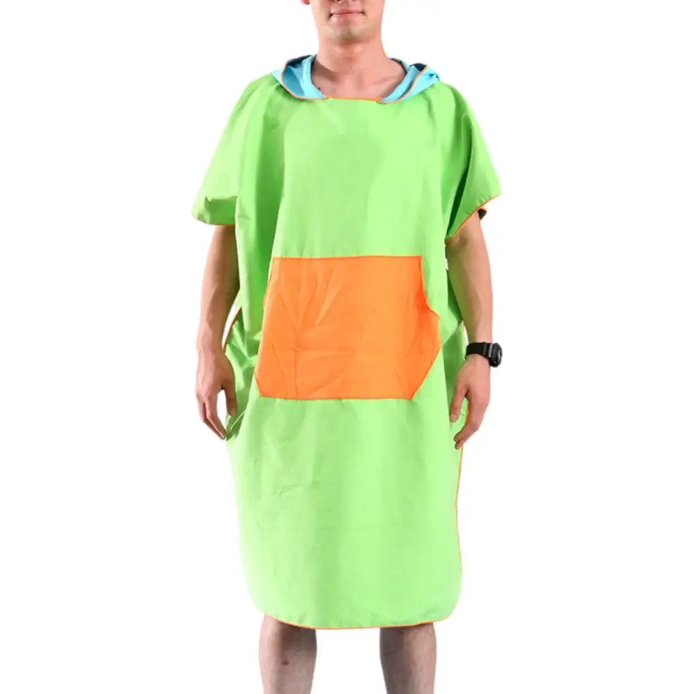 Capuche poncho de bain