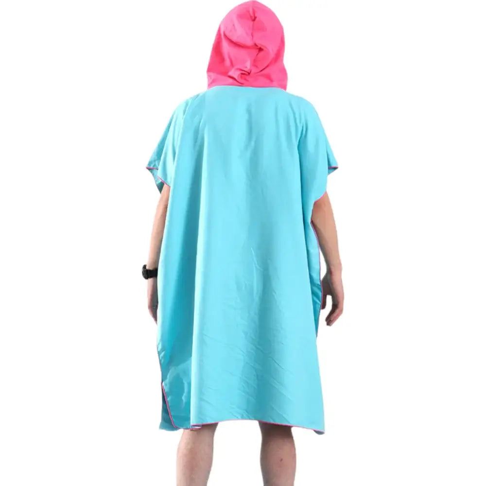 Capuche poncho de bain