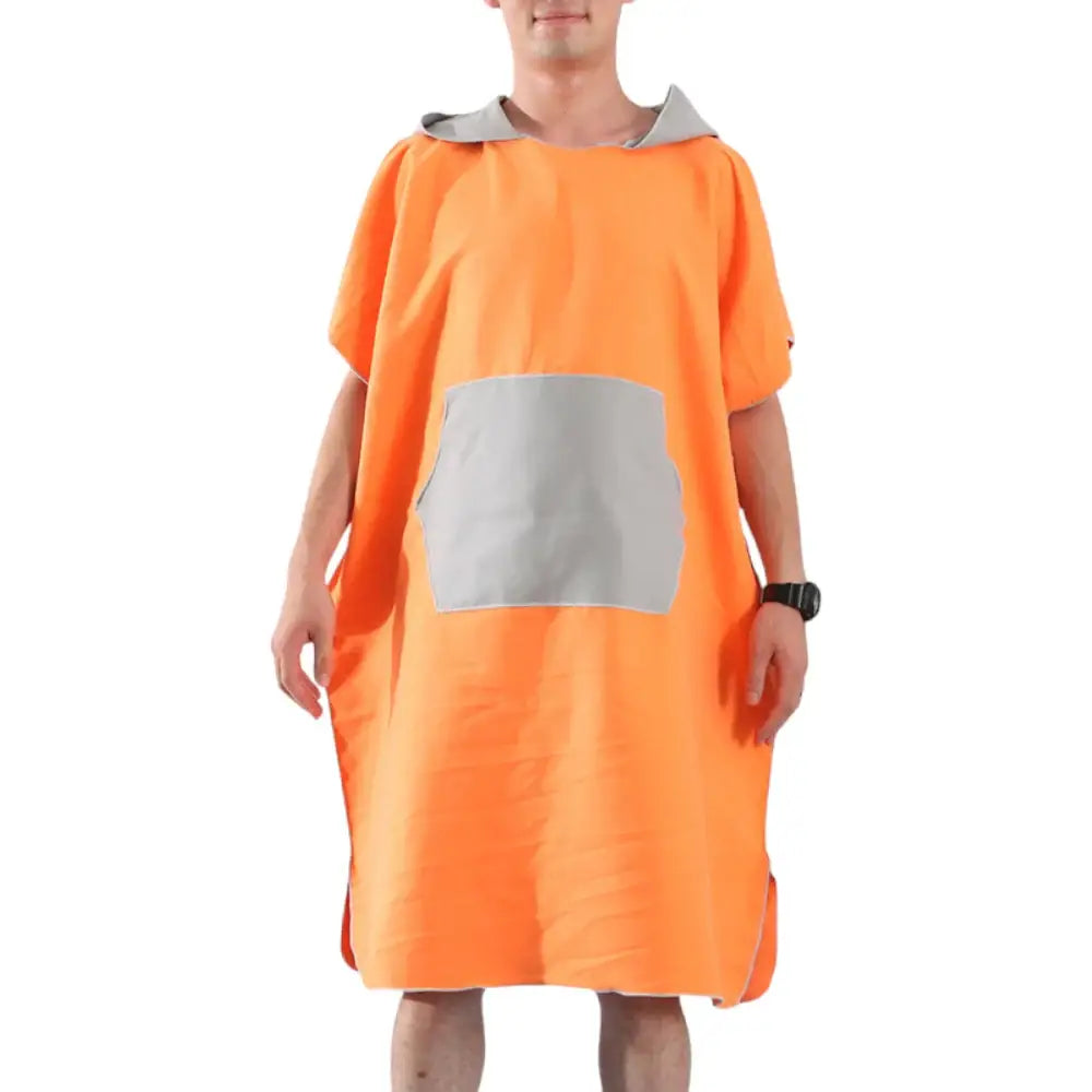 Capuche poncho de bain