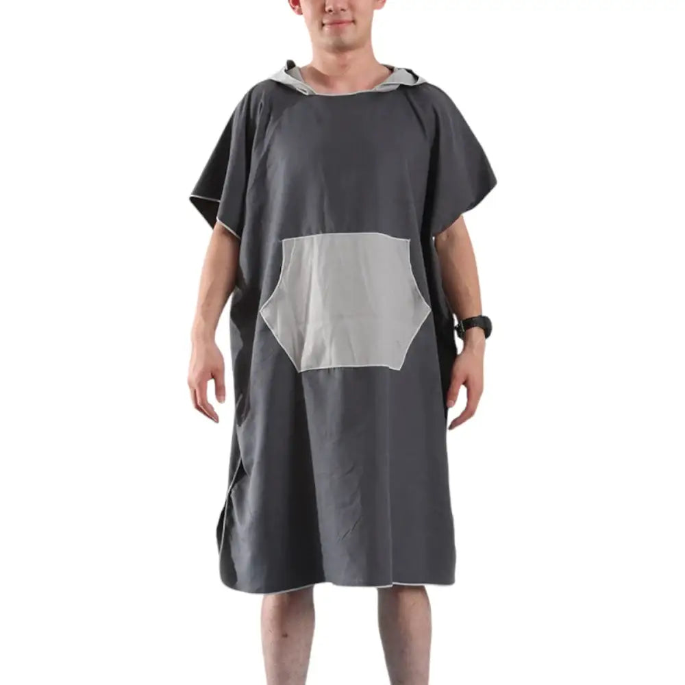 Capuche poncho de bain