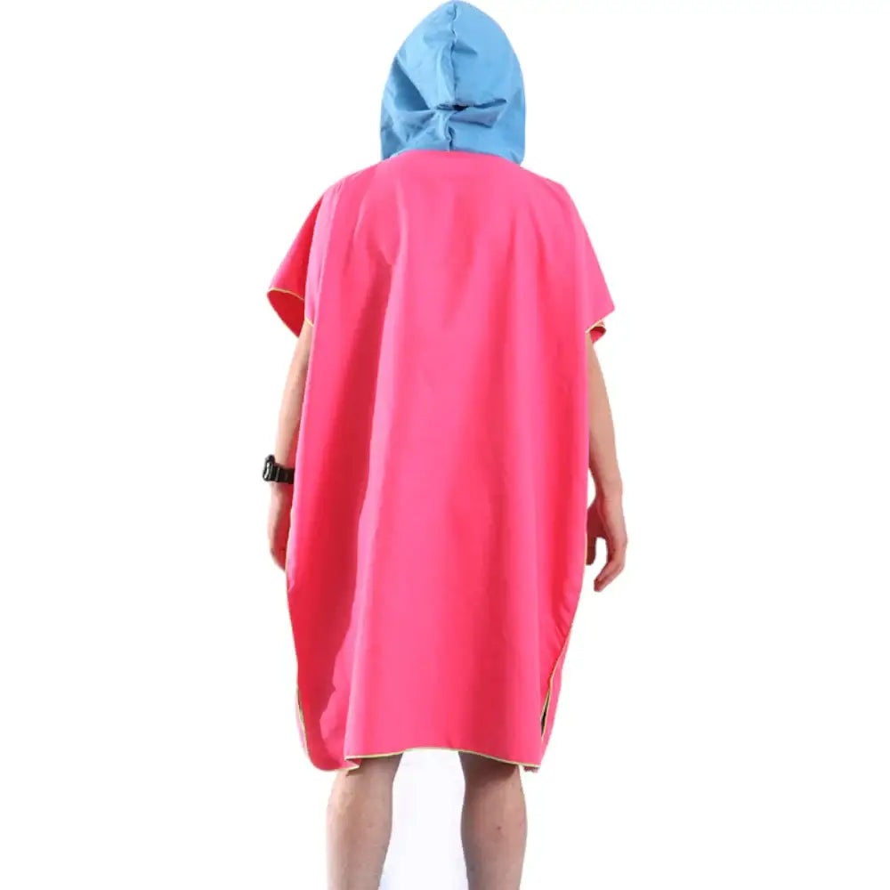 Capuche poncho de bain