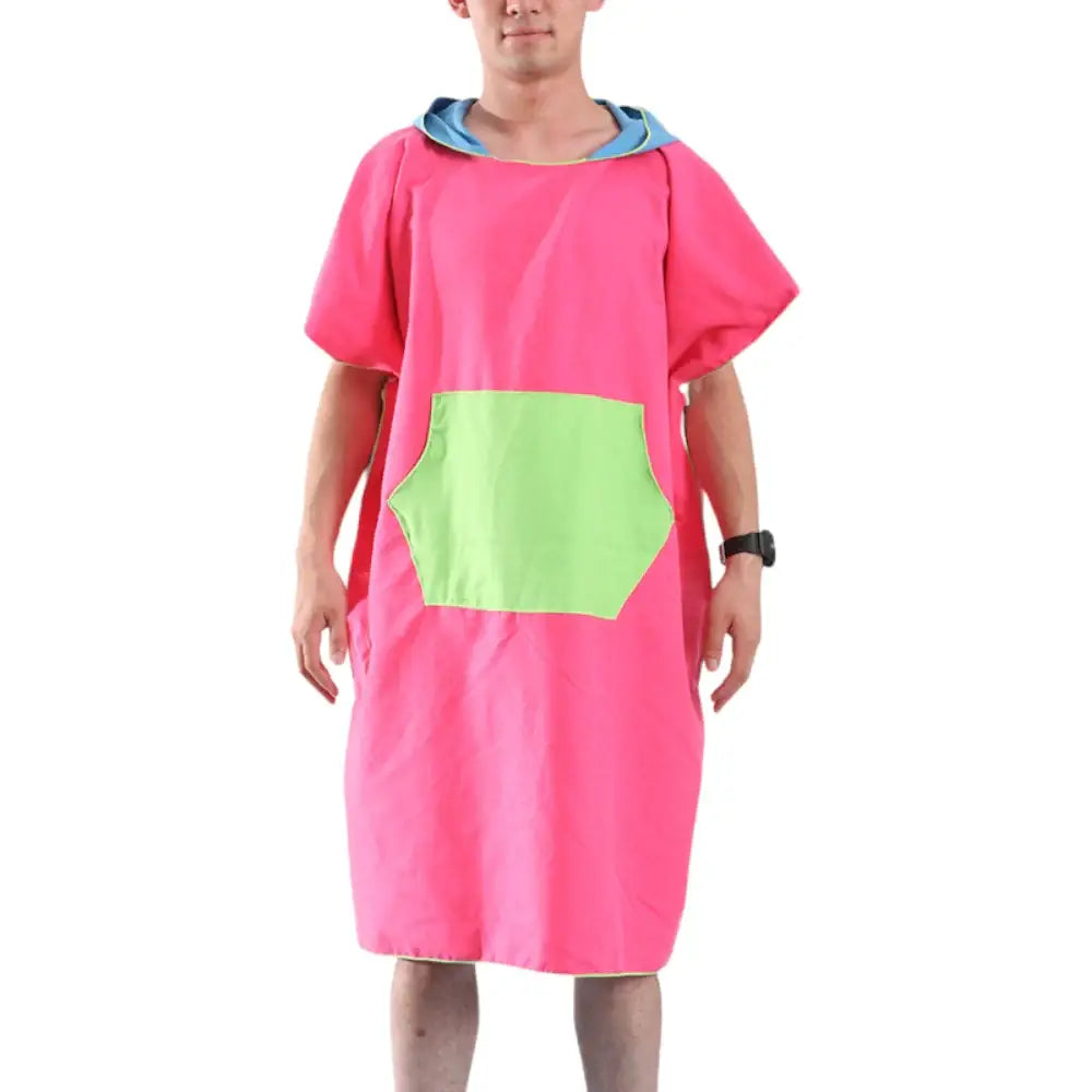 Capuche poncho de bain