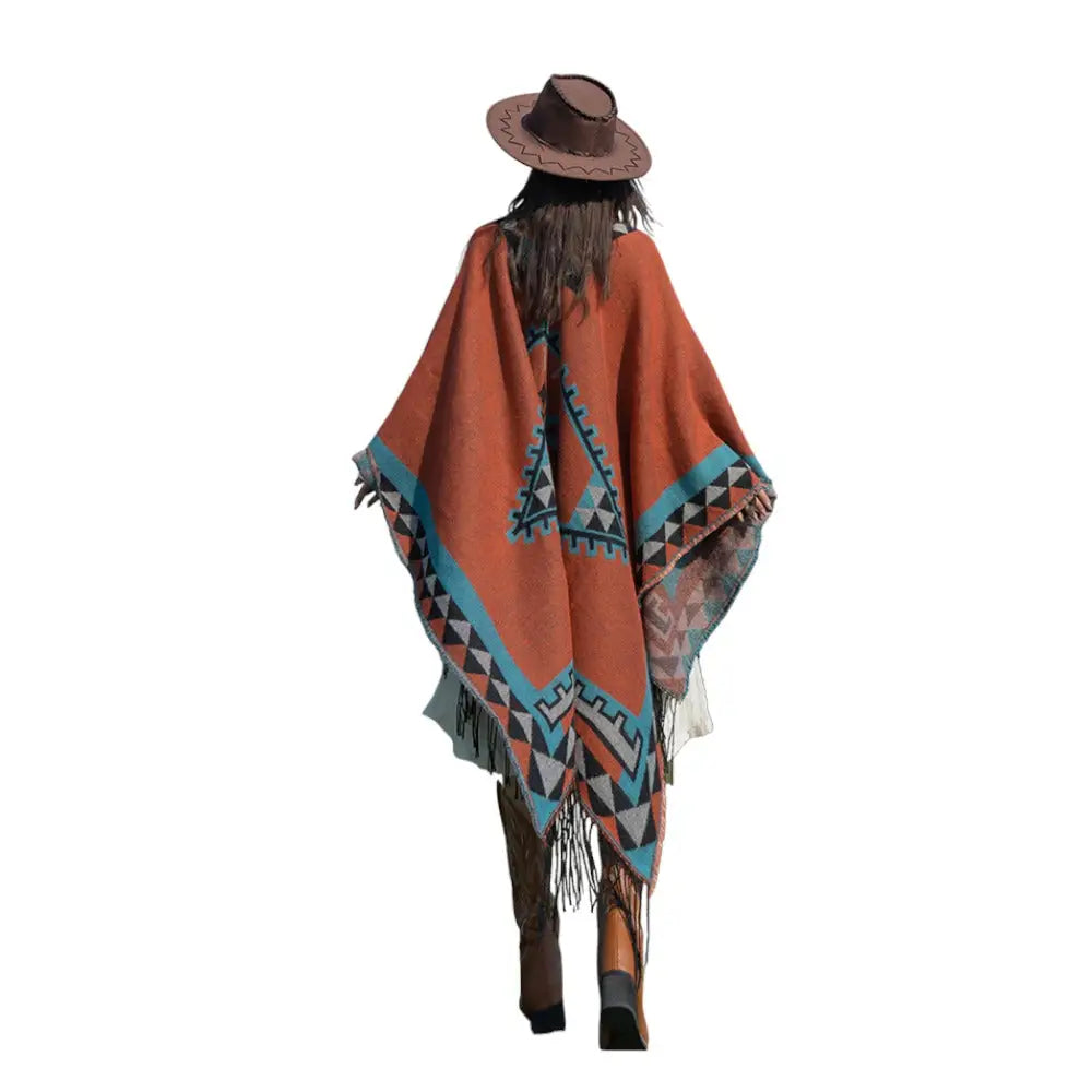 Echarpe poncho homme
