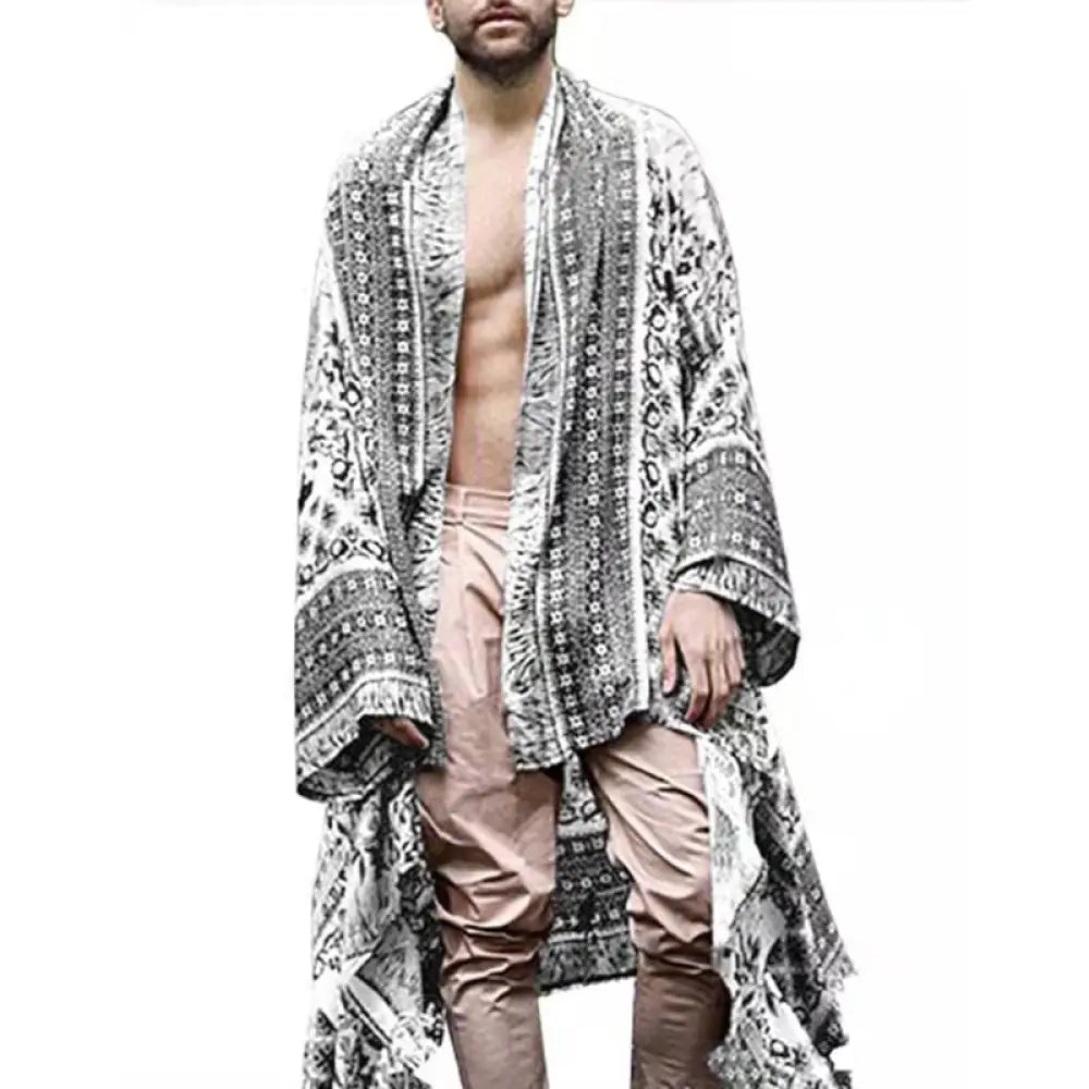 Echarpe poncho pour homme
