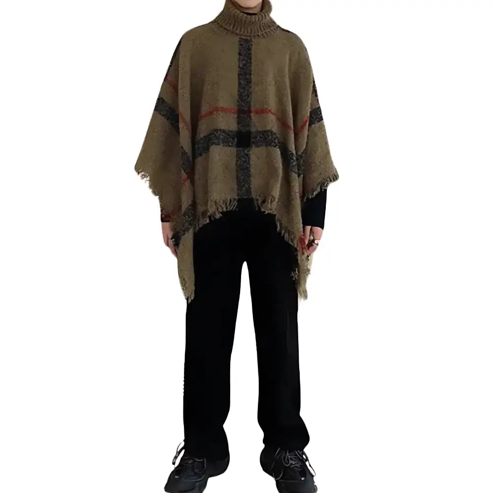 Homme poncho