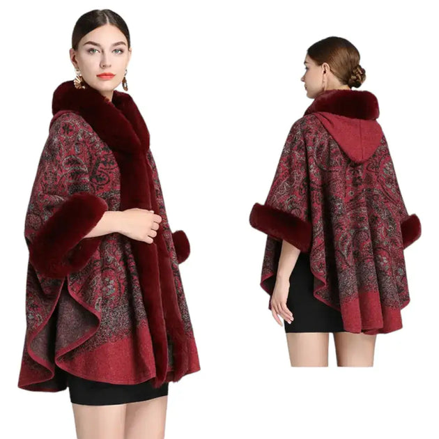 Poncho cape femme hiver - Maison Catamarca