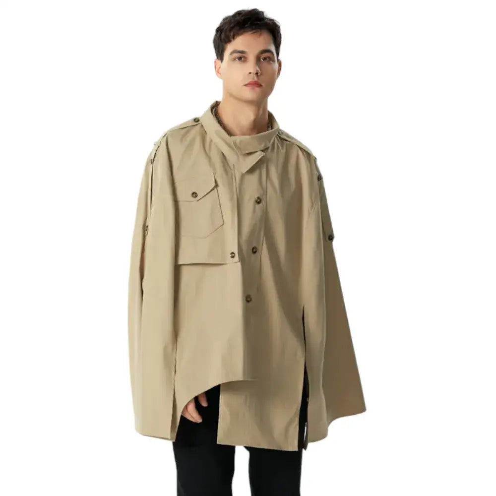 Manteau poncho homme