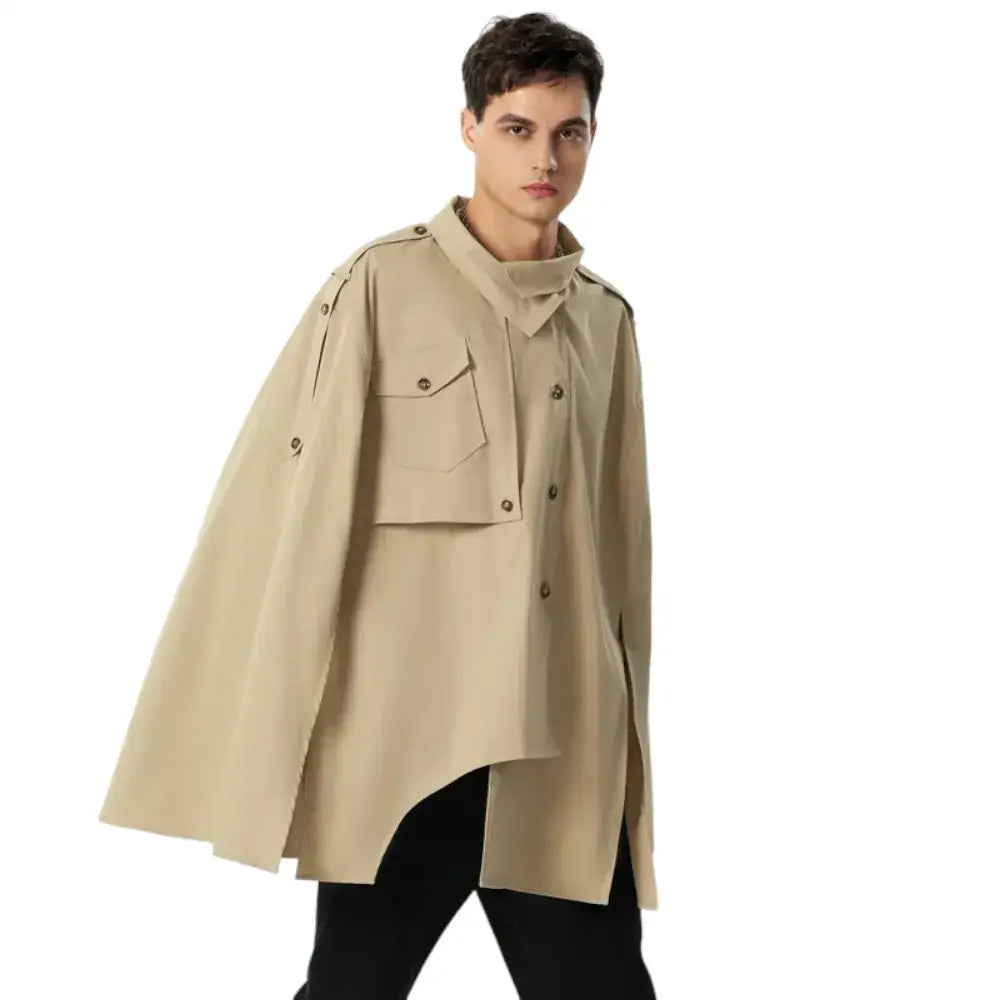 Manteau poncho homme