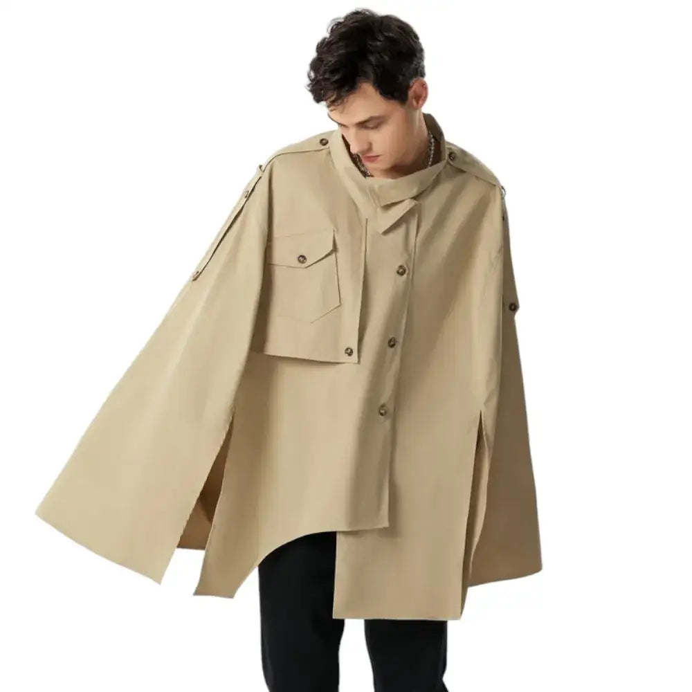 Manteau poncho homme