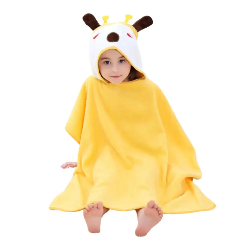 Peignoir poncho piscine enfant