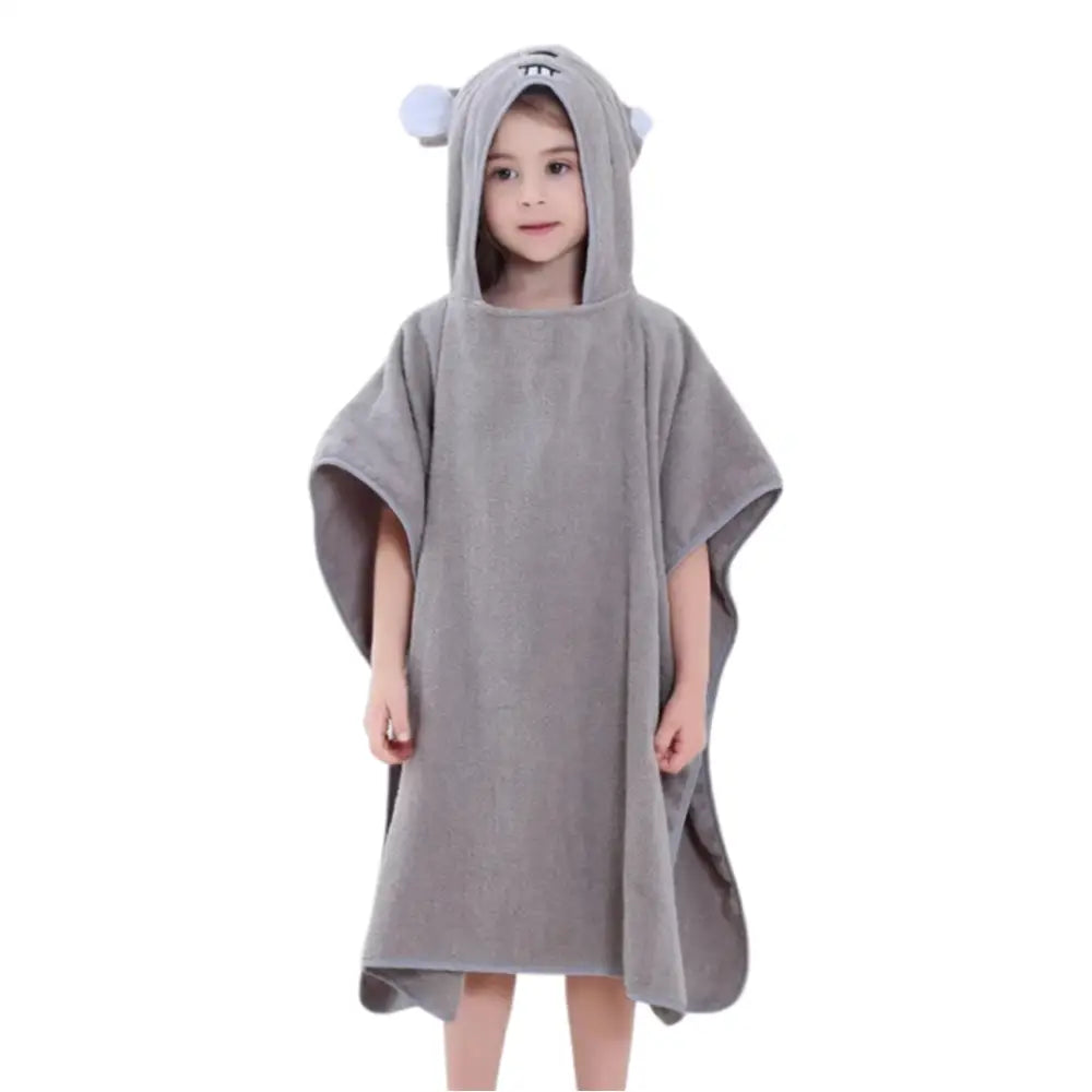 Peignoir poncho piscine enfant