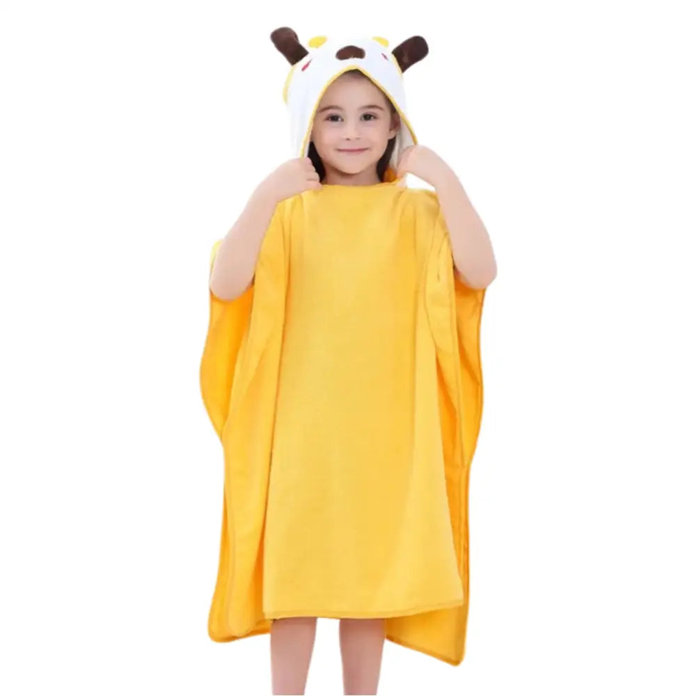 Peignoir poncho piscine enfant