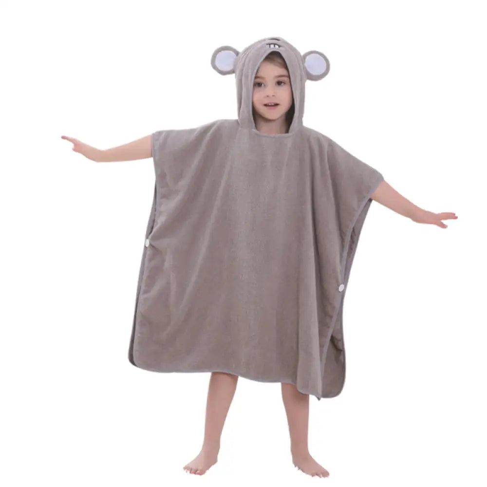 Peignoir poncho piscine enfant