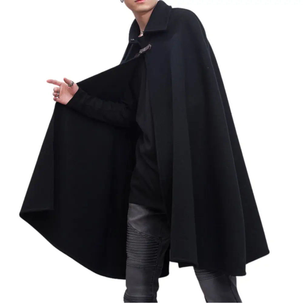 Polaire poncho homme