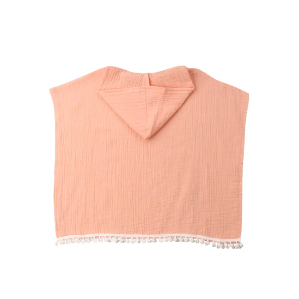 Poncho a capuche enfant