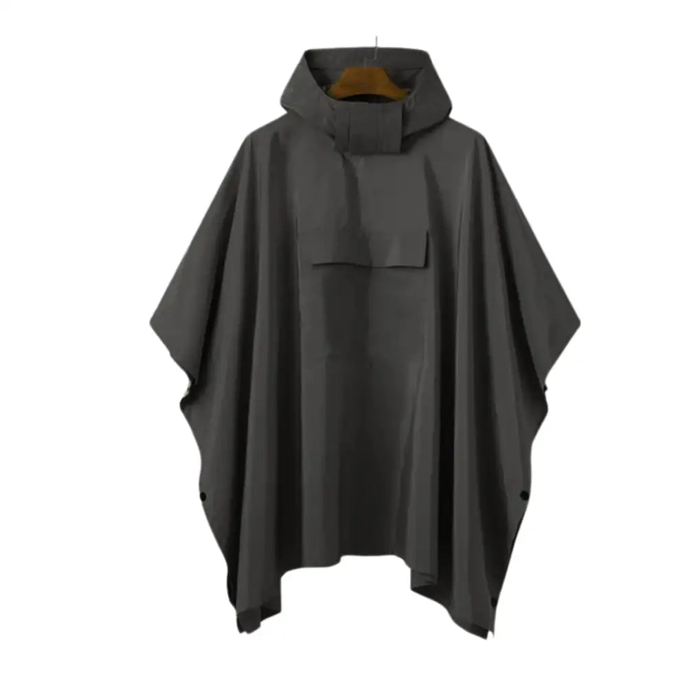 Poncho a capuche homme