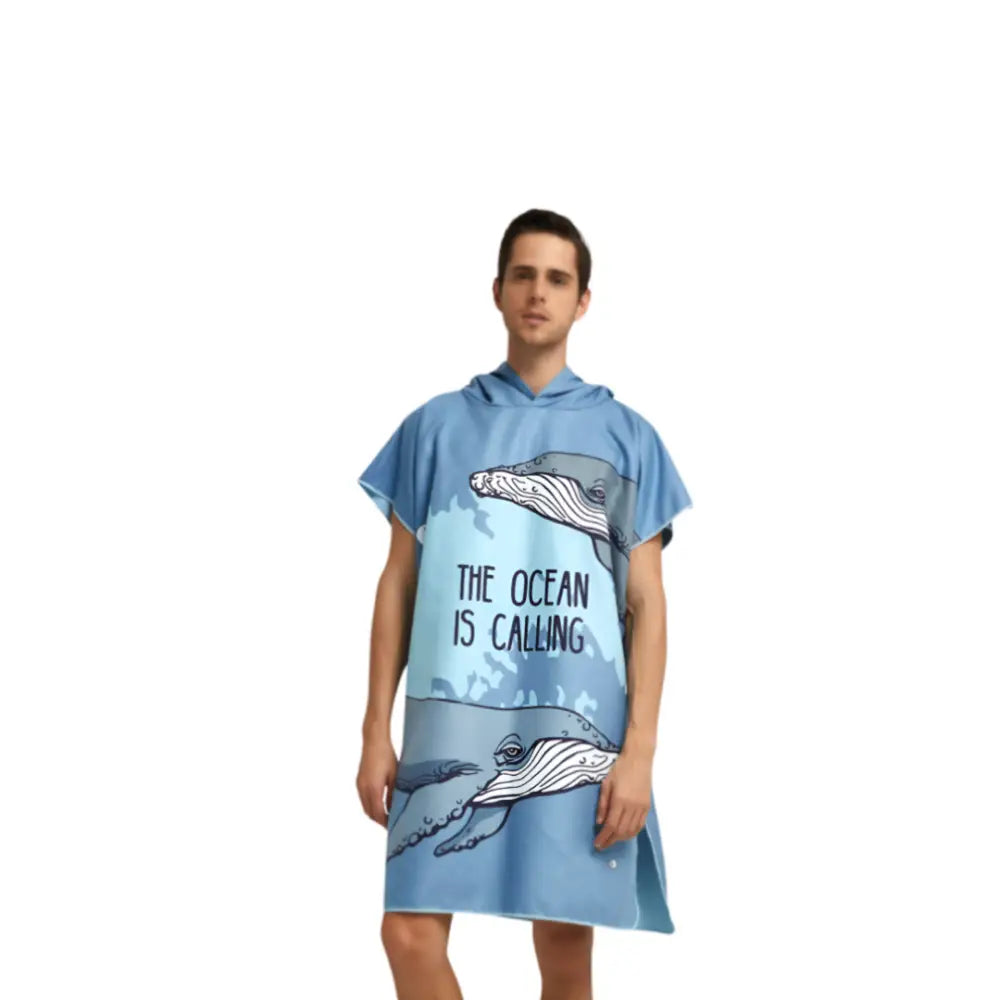 Poncho bain adulte