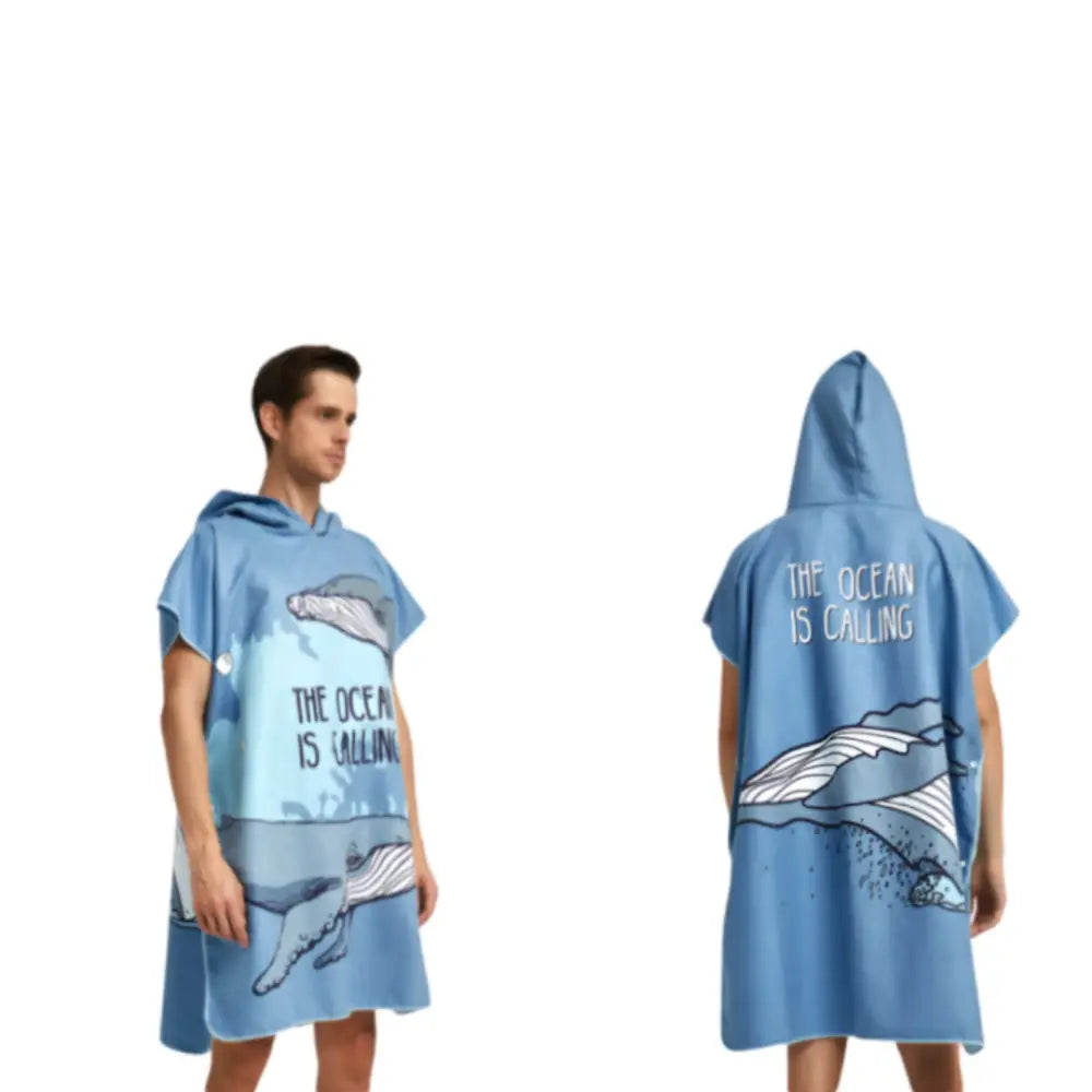 Poncho bain adulte