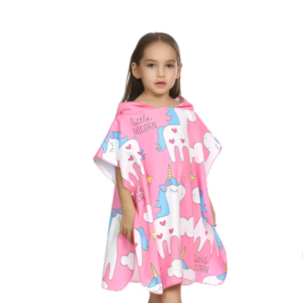 Poncho bain enfant confection