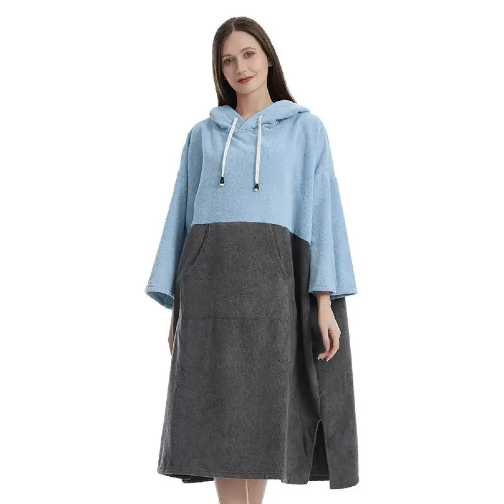 Poncho Bain Femme