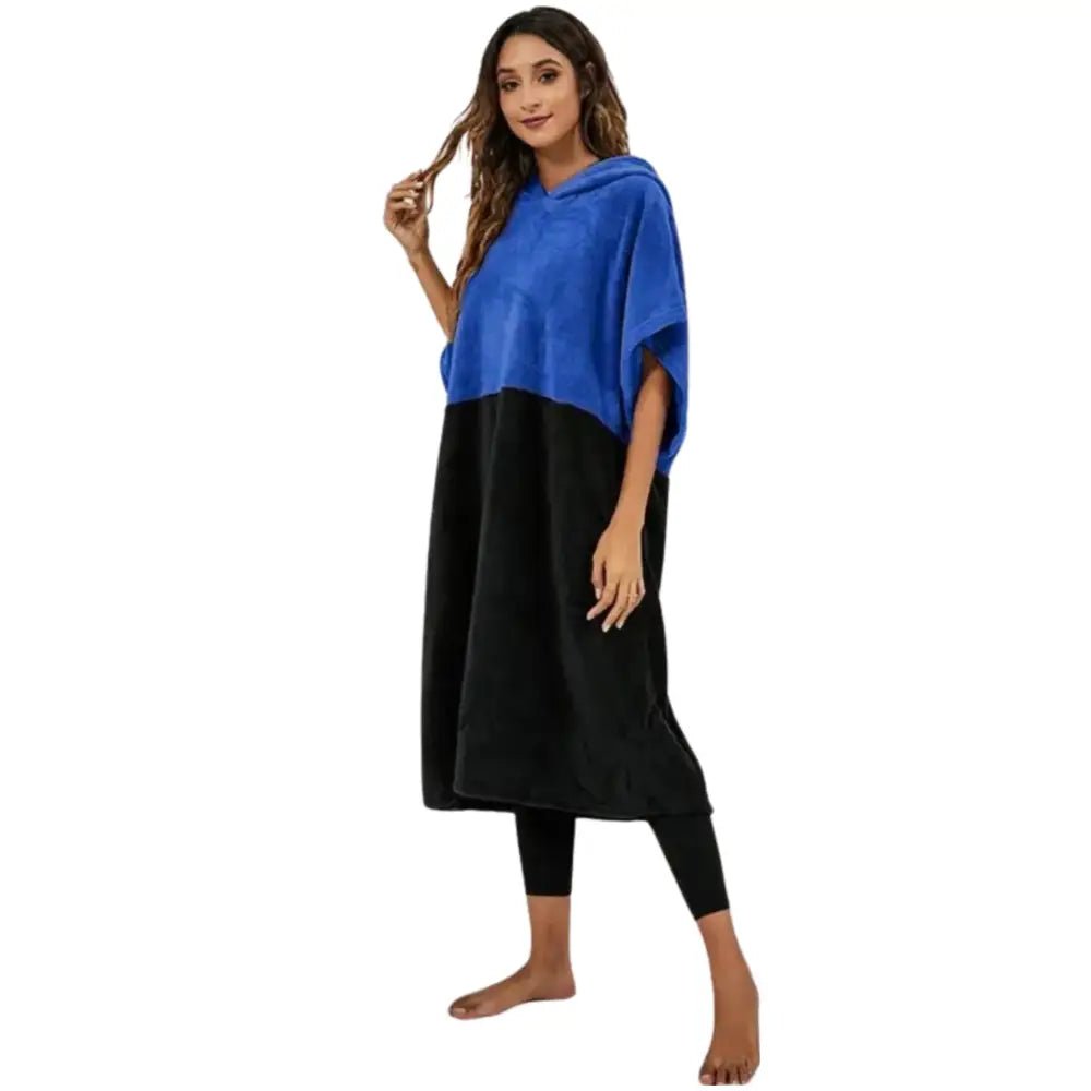 Poncho bain femme