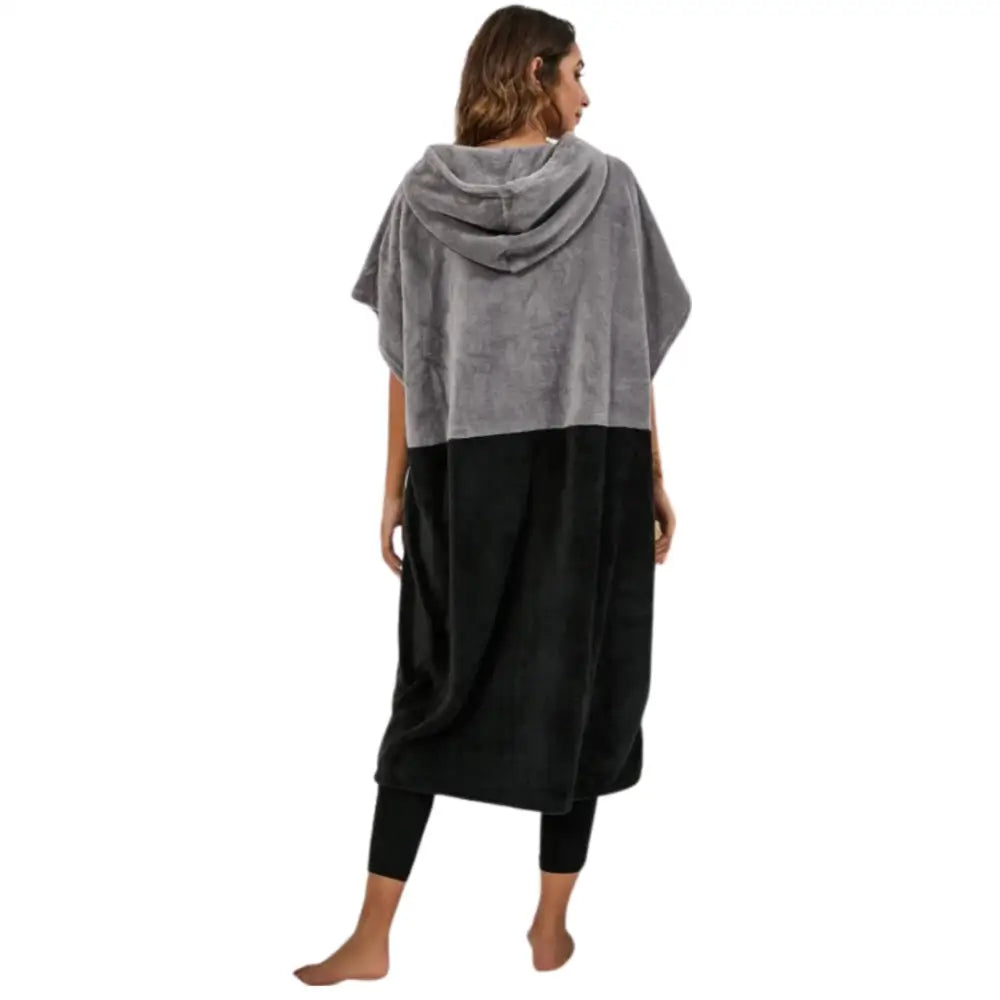Poncho bain femme