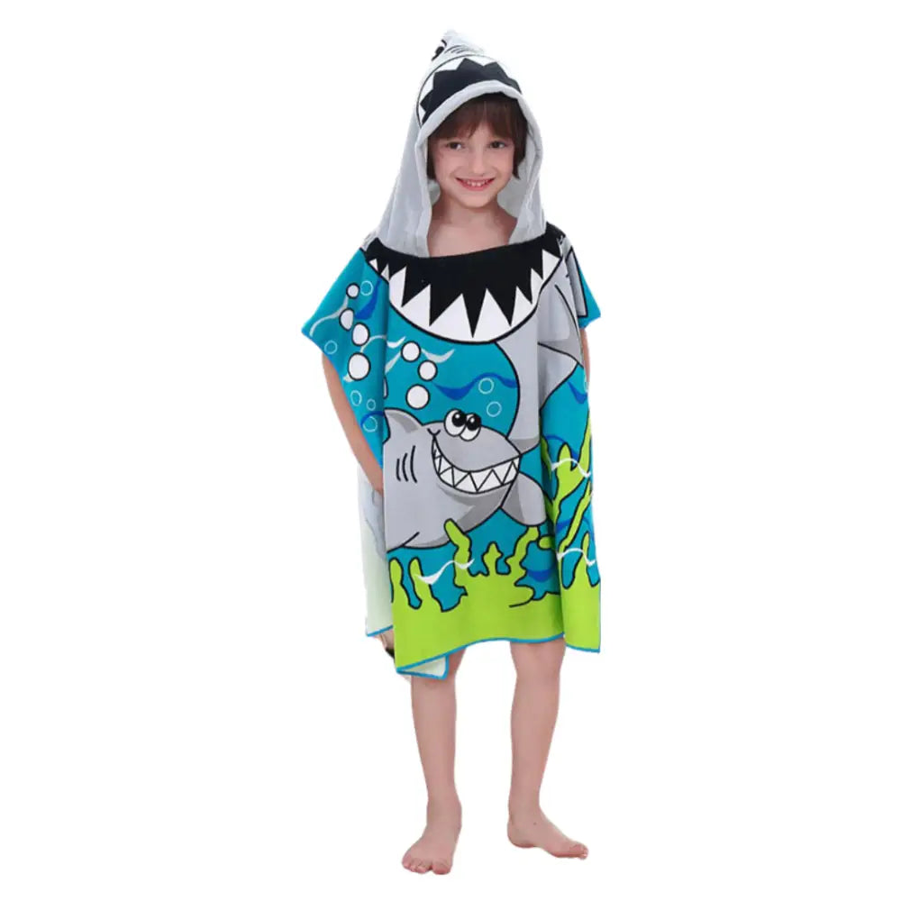 Poncho Bain Garçon