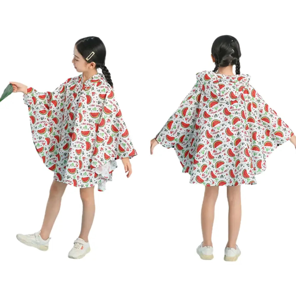 Poncho blanc pour enfant