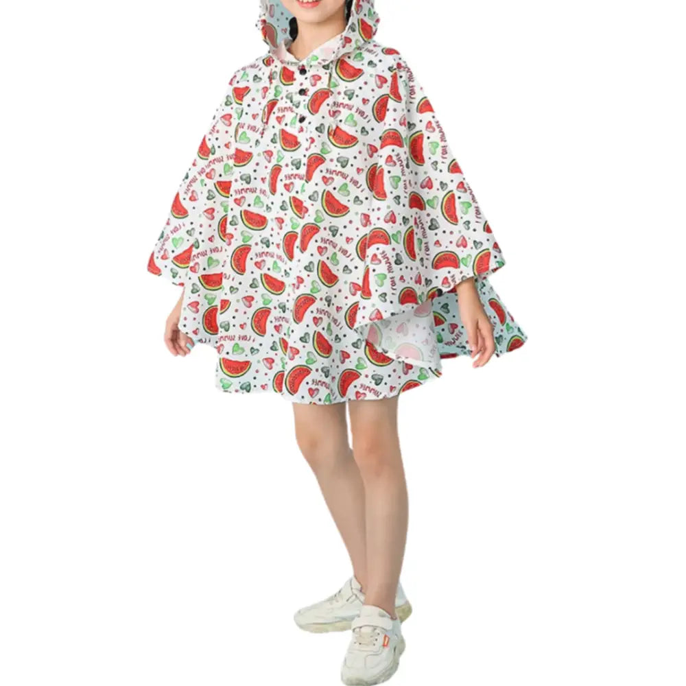 Poncho blanc pour enfant