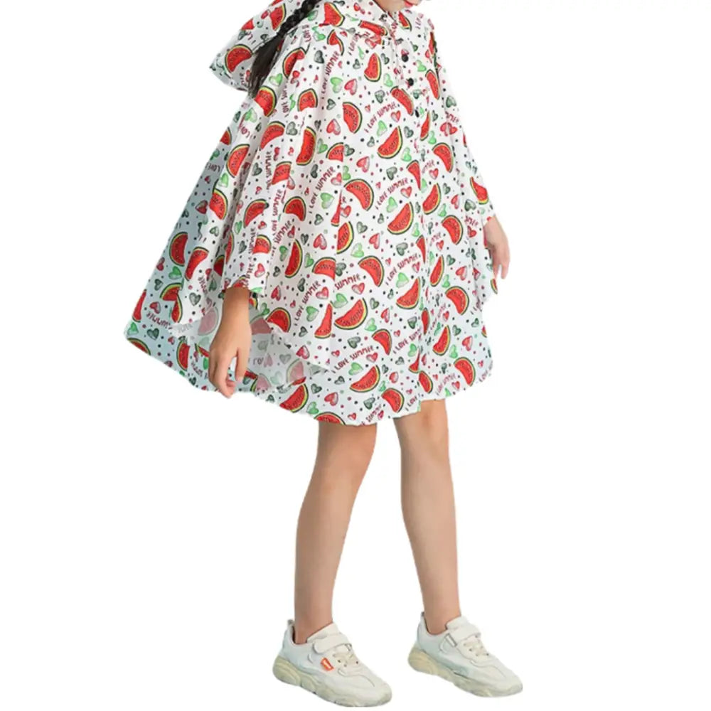 Poncho blanc pour enfant