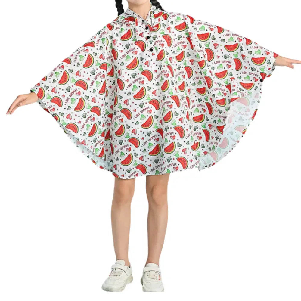 Poncho blanc pour enfant