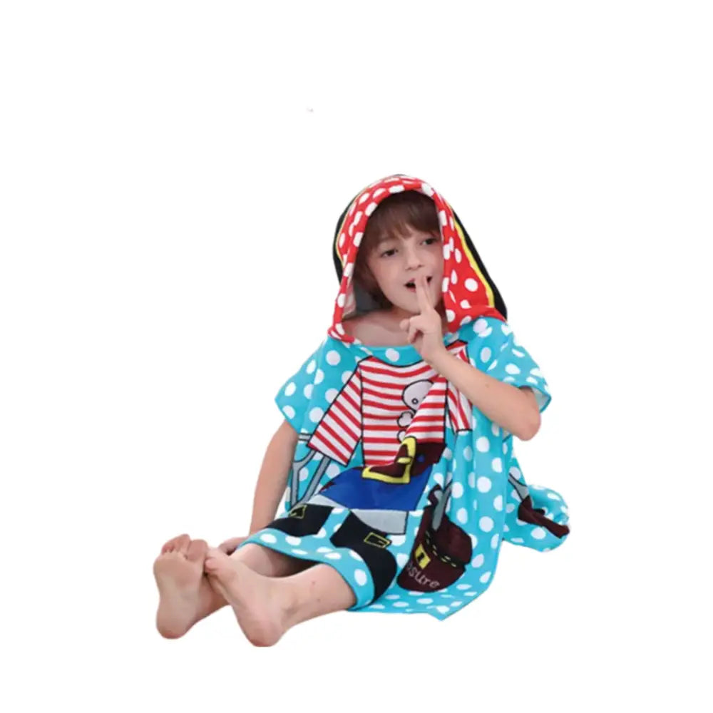Poncho cape de bain enfant garçon
