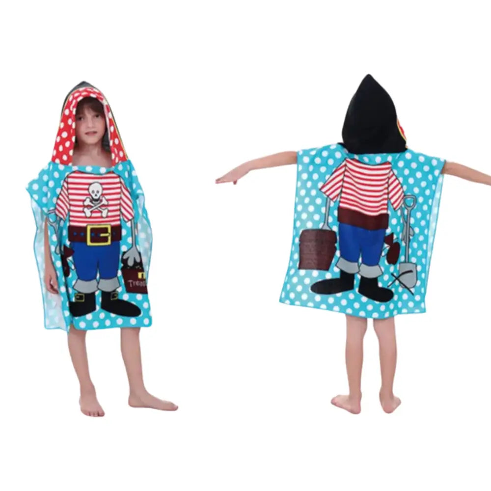 Poncho cape de bain enfant garçon