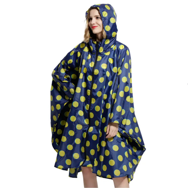AGPTEK Poncho Pluie Imperméable Avec Capuche, Cape De Pluie EVA Randonnée Avec Sac De Transport Matériau PU De Camping, Voyage, Activités En Plein Air, Moto/vélo Pour Les Hommes Et Femmes-Blanc