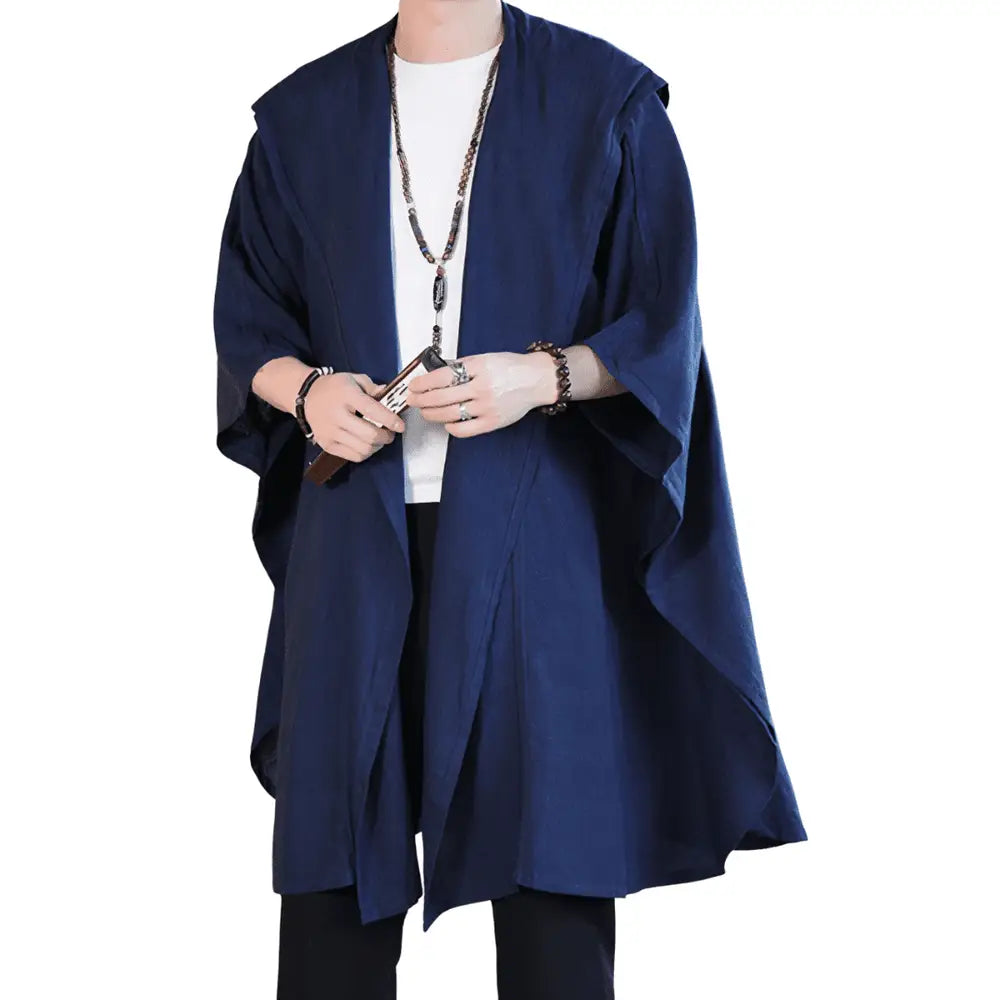 Poncho cape homme