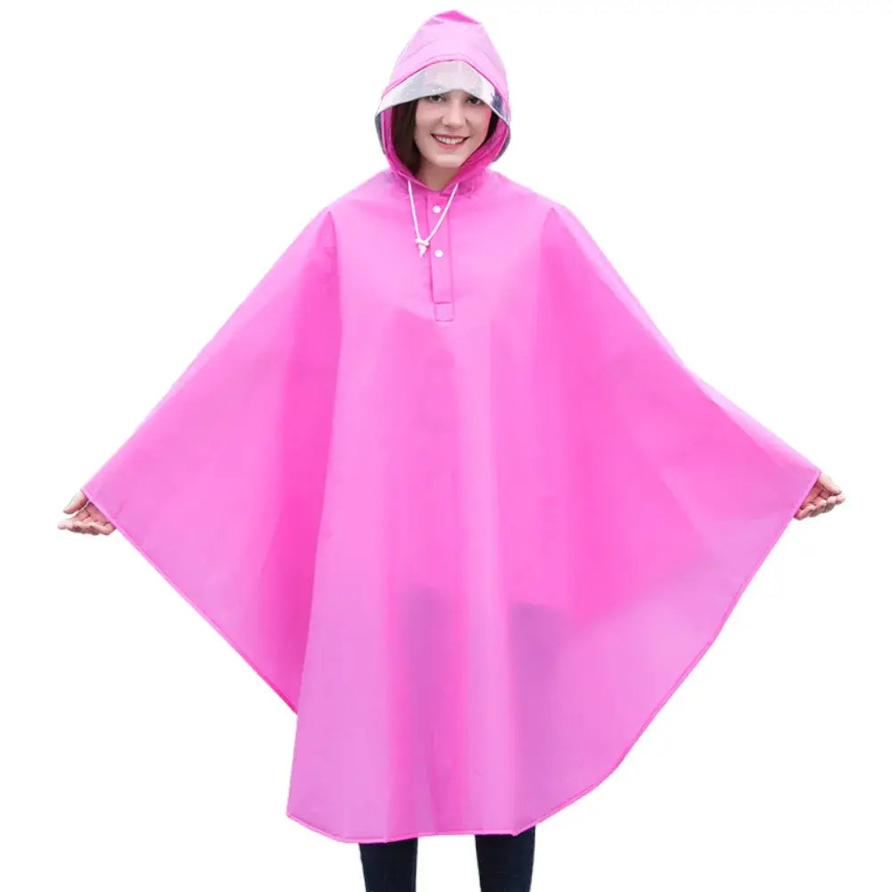 Poncho capuche de pluie velo