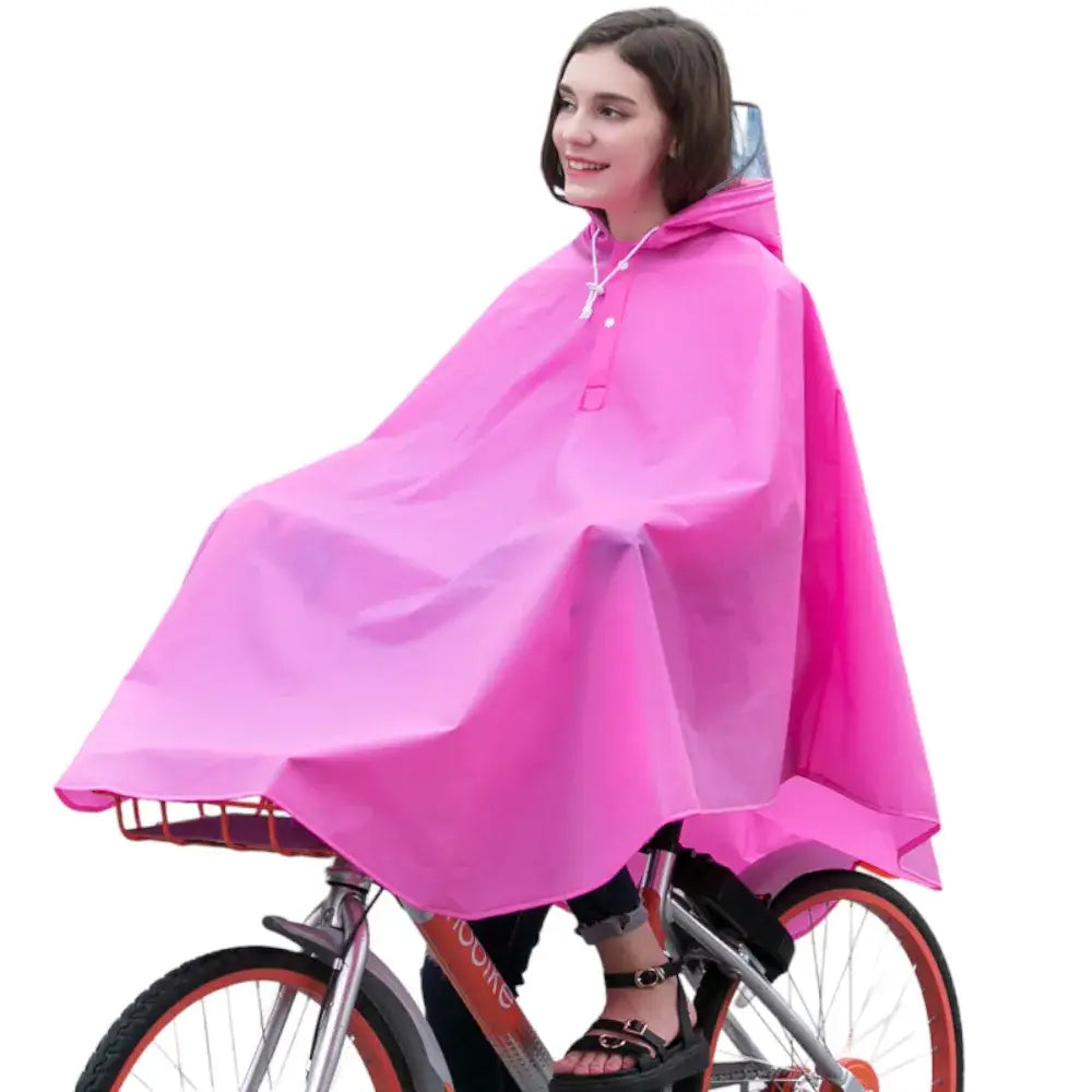 Poncho capuche de pluie velo