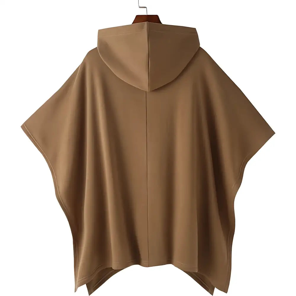 Poncho capuche hommes