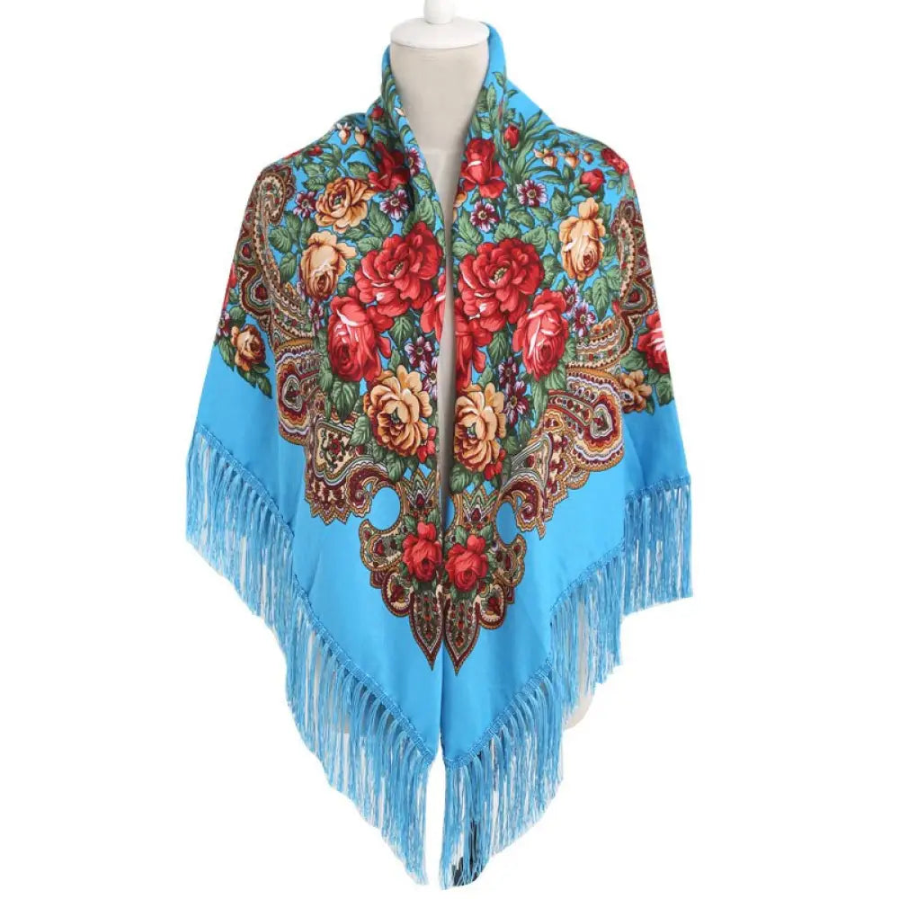 Poncho chale polaire femme