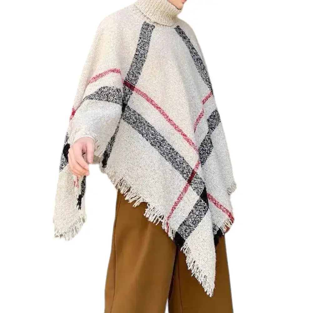 Poncho coton homme